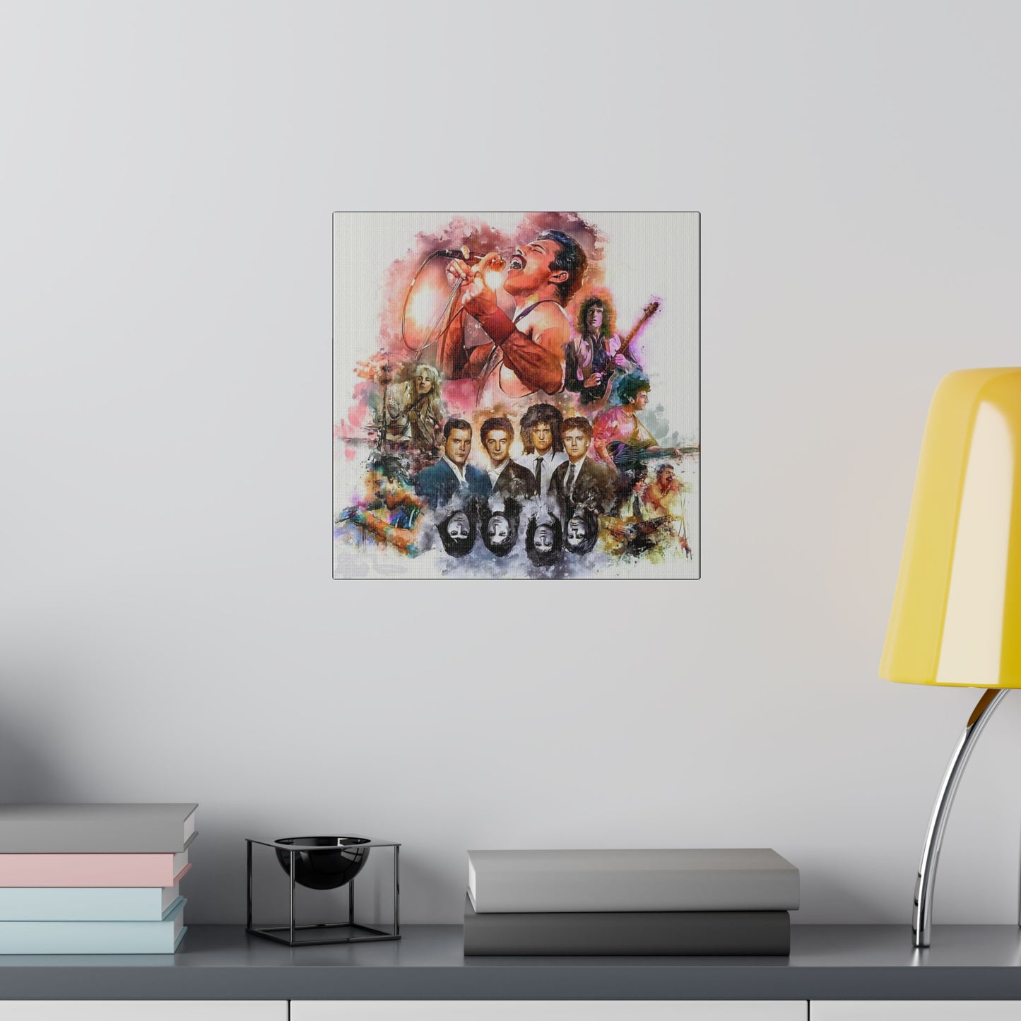 Queen: Compilation of Iconic Moments" Canvas Oil Painting