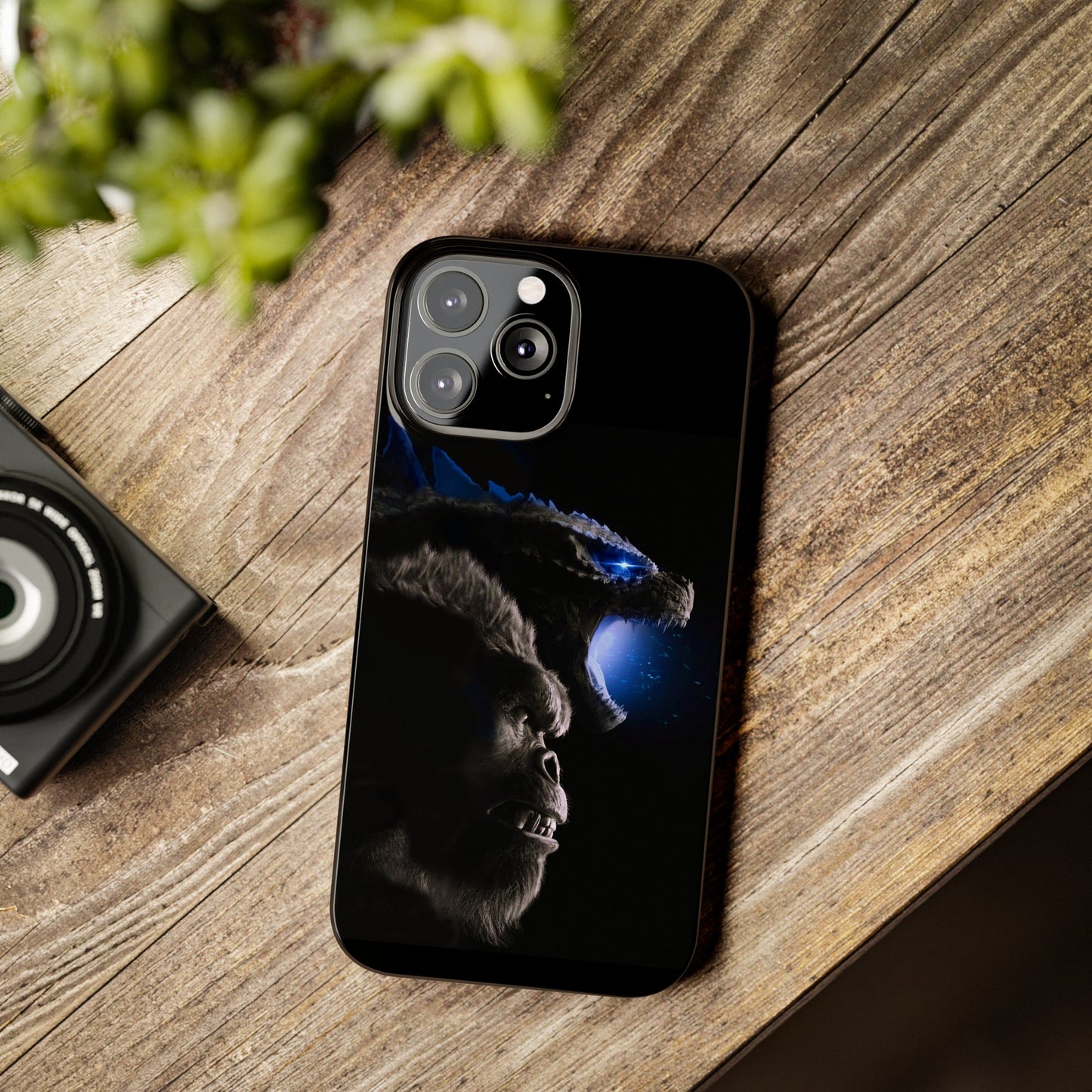 Godzilla x Kong New Age iPhone Cases: Unleash the Titans (Blue Edition)