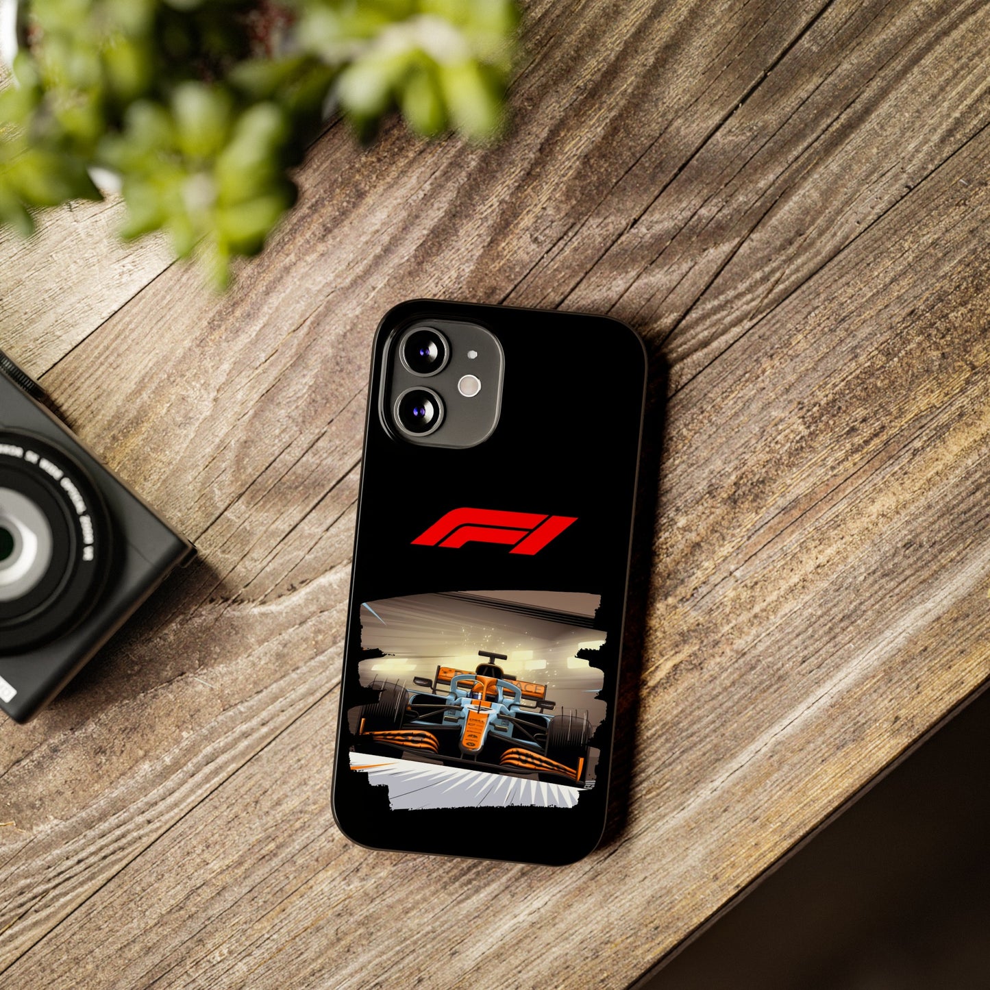 F1 McClaren Orange Car Iphone 15, 14, 13, 12, 11 Cases