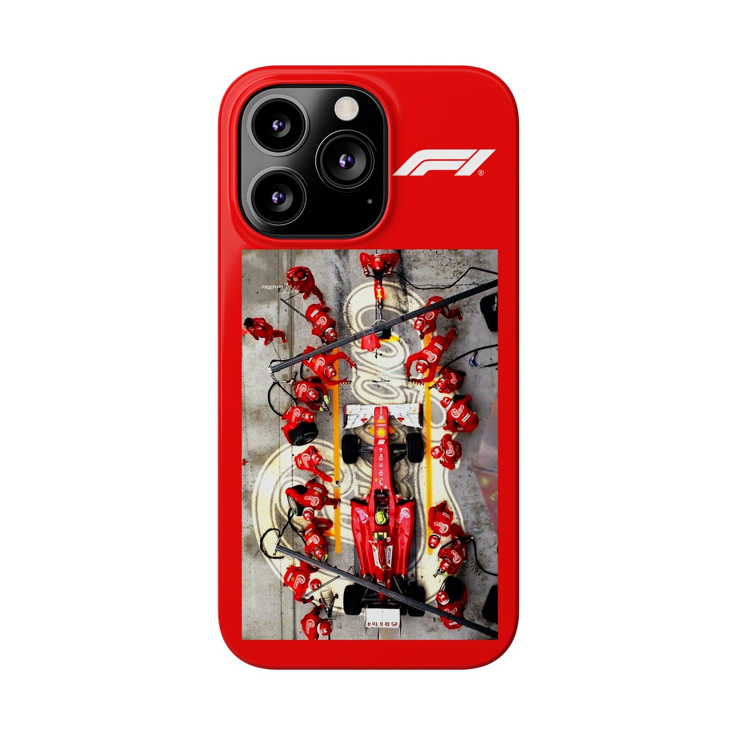 F1 Ferrari Pitstop Iphone Cases