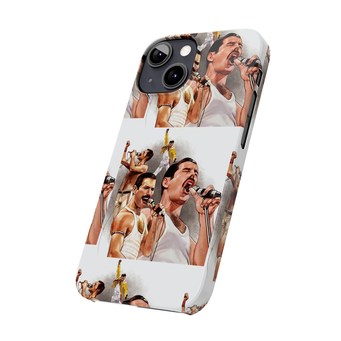 Freddie Mercury, Live, Queen, Iphone 15, 14, 13, 12 Cases