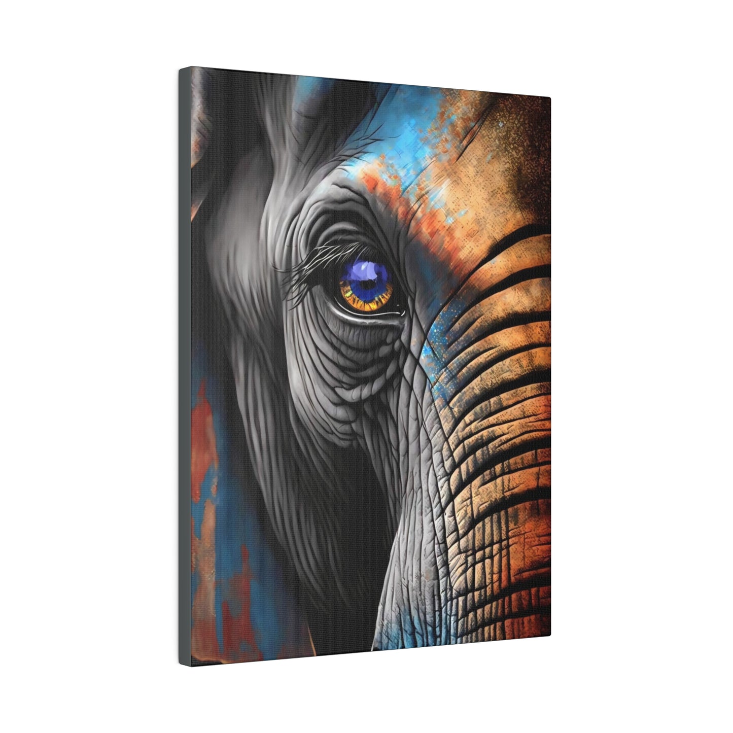 Half Elephant Head: Nature-Inspired Wall Art Canvas