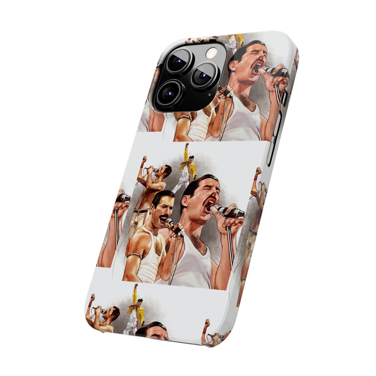 Freddie Mercury, Live, Queen, Iphone 15, 14, 13, 12 Cases