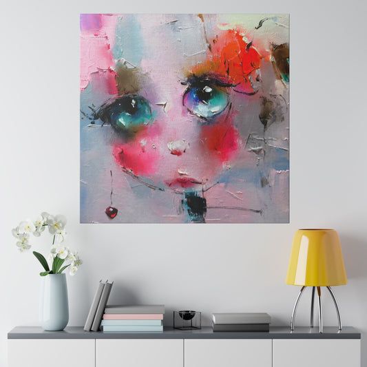 The Sweet Shy Face Canvas