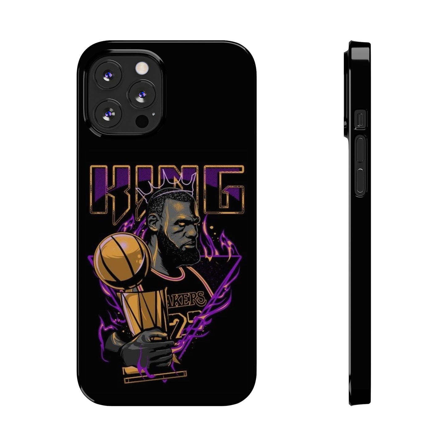 LeBron James is The King Iphone 15, 14, 13, 12, 11 Cases