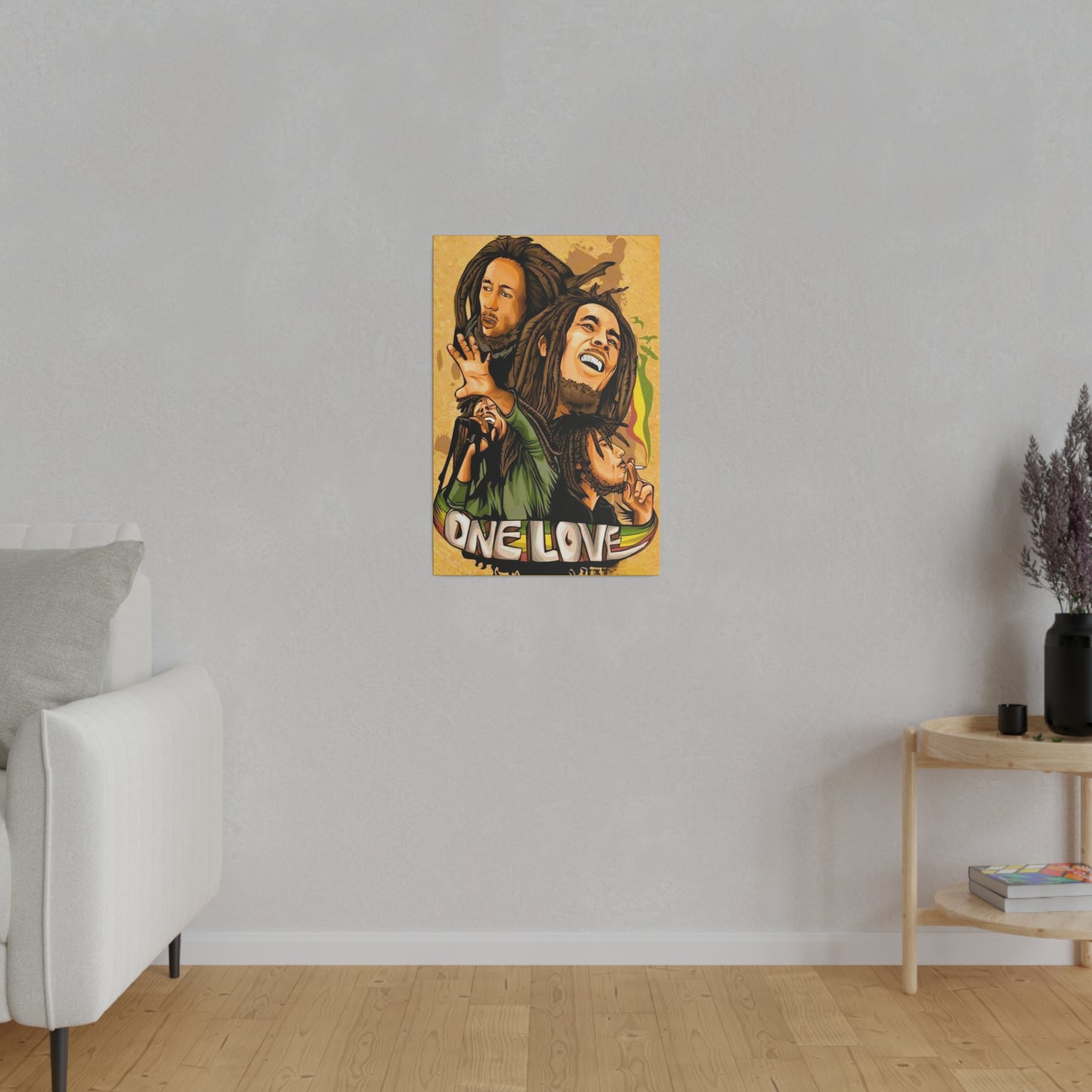 Bob Marley, One Love - Canvas