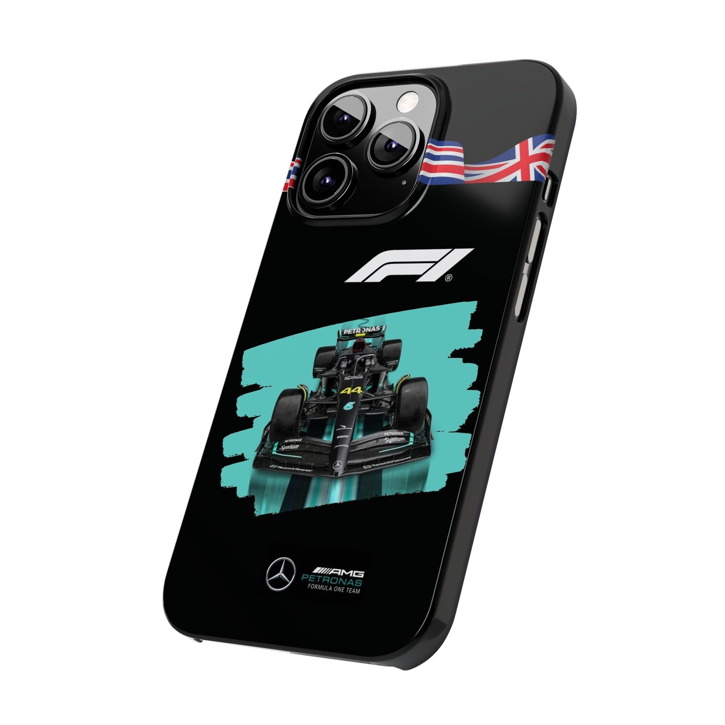 F1 Mercedes Black Edition Iphone Cases