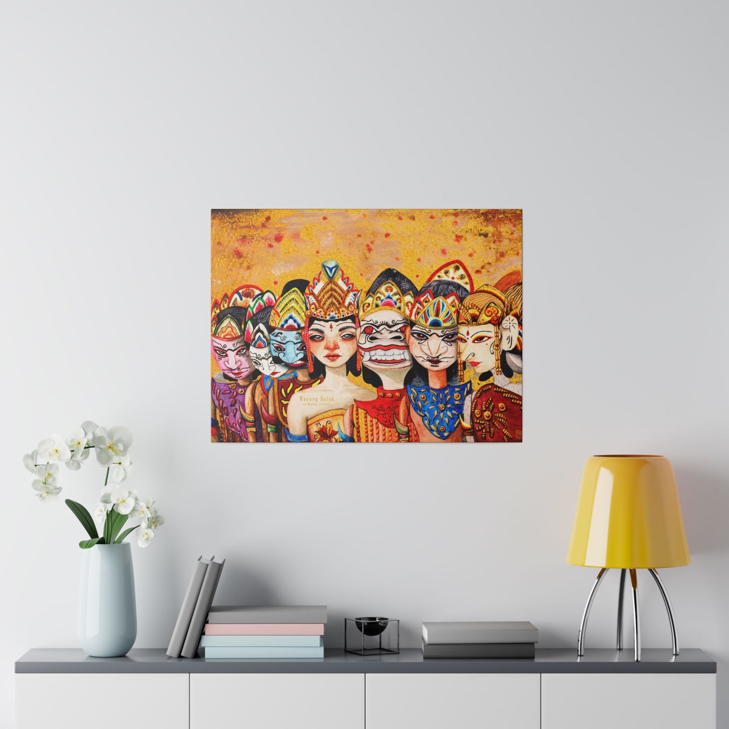Wayang Art of Indonesia: Wall Decor - Canvas