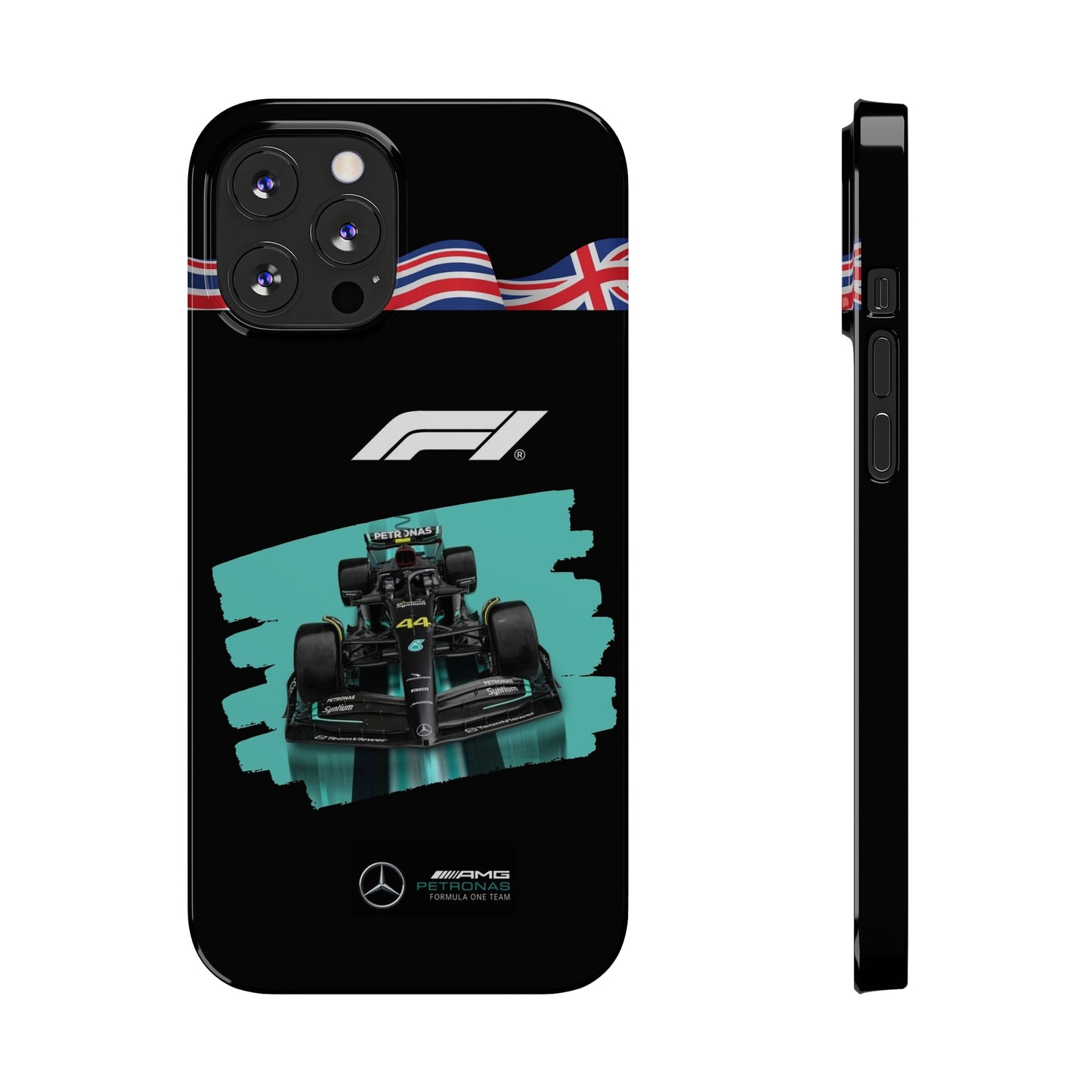 F1 Mercedes Black Edition Iphone Cases