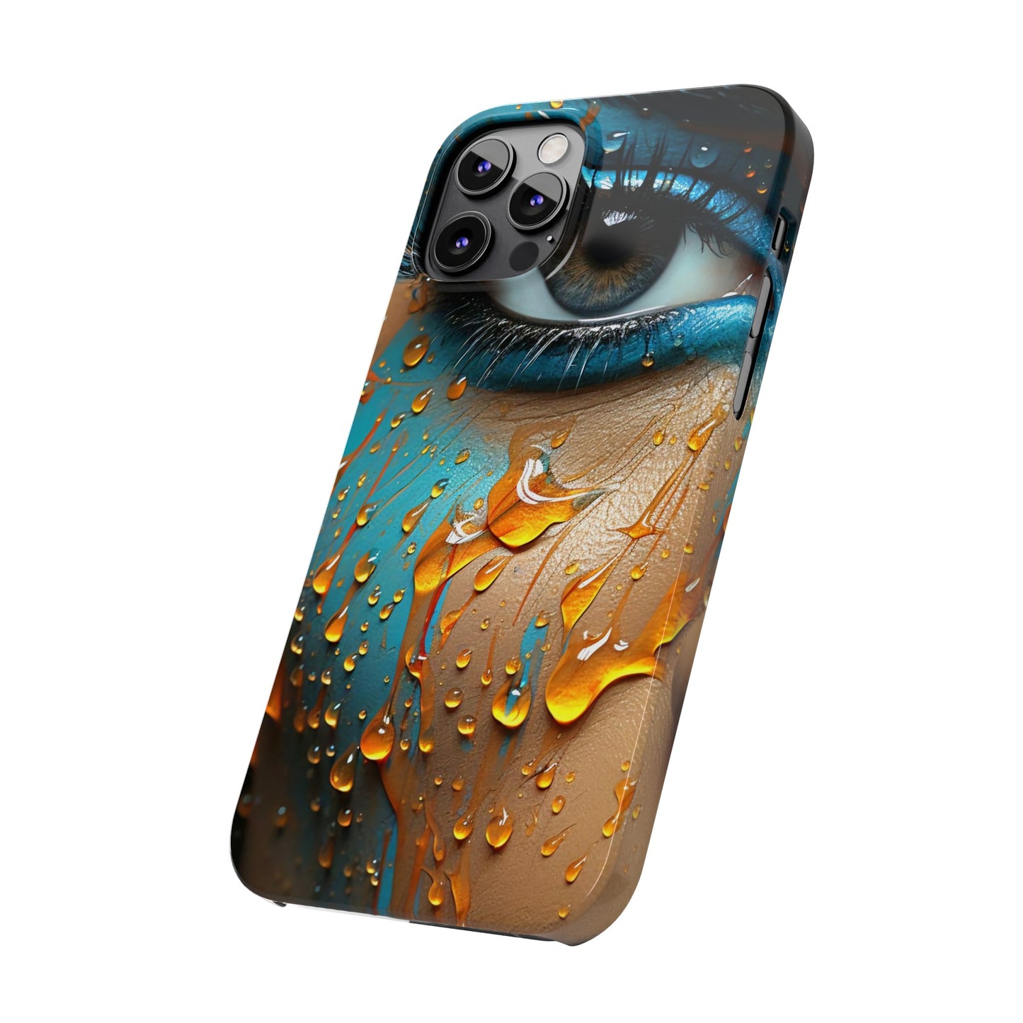 Tearful Eyes: iPhone 15, 14, 13, 12 Cases