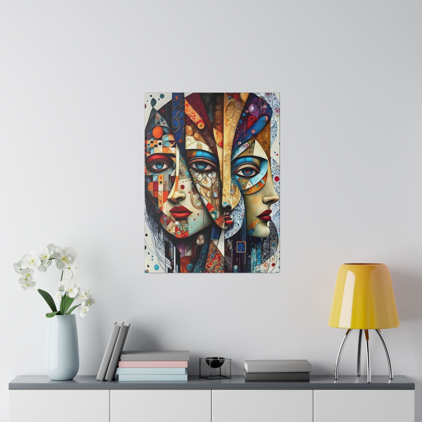 The 3 Faces Canvas Wall Art