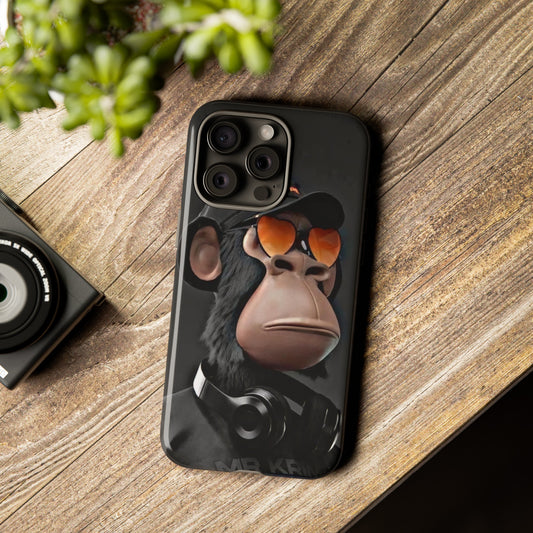 Cool Monkey Iphone 15, 14, 13, 12 Cases: Wild Edition and for Galaxy S23, S22.