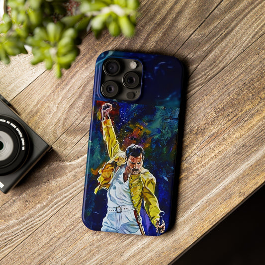 Queen, Freddie Mercury Live in Concert Iphone 15, 14, 13, 12 Cases