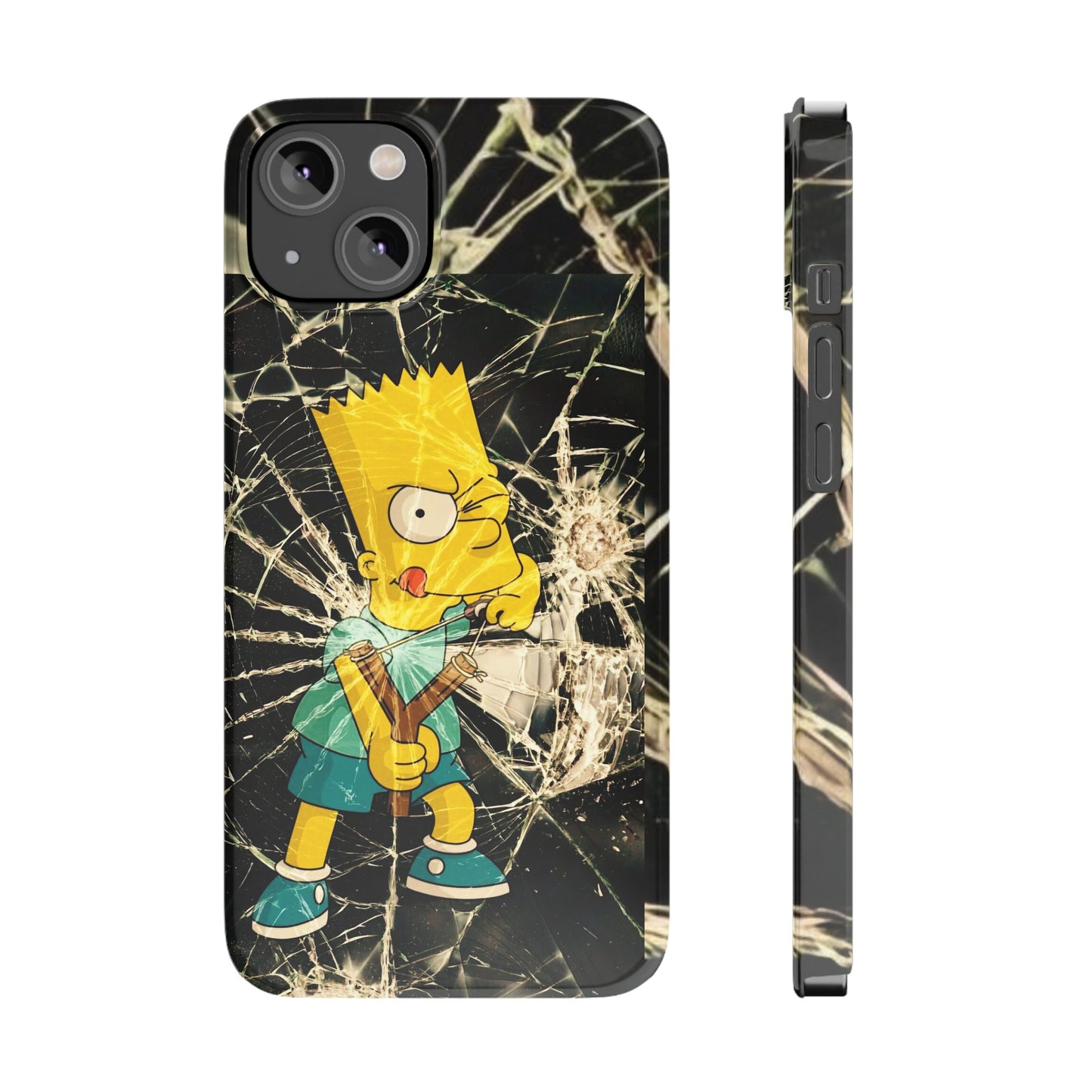 Bart Breaking Glass Iphone 15, 14, 13, 12 Cases