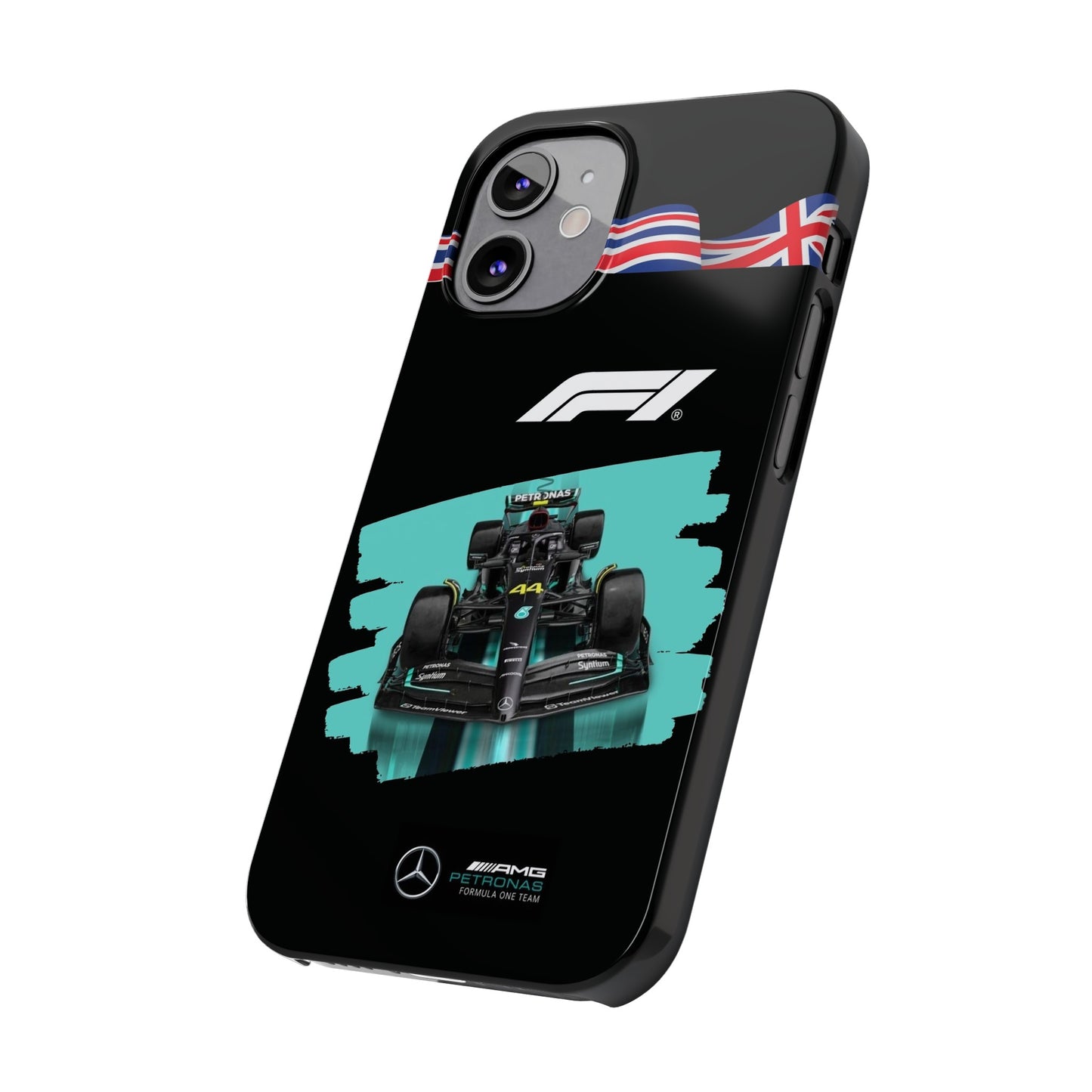 F1 Mercedes Black Edition Iphone Cases