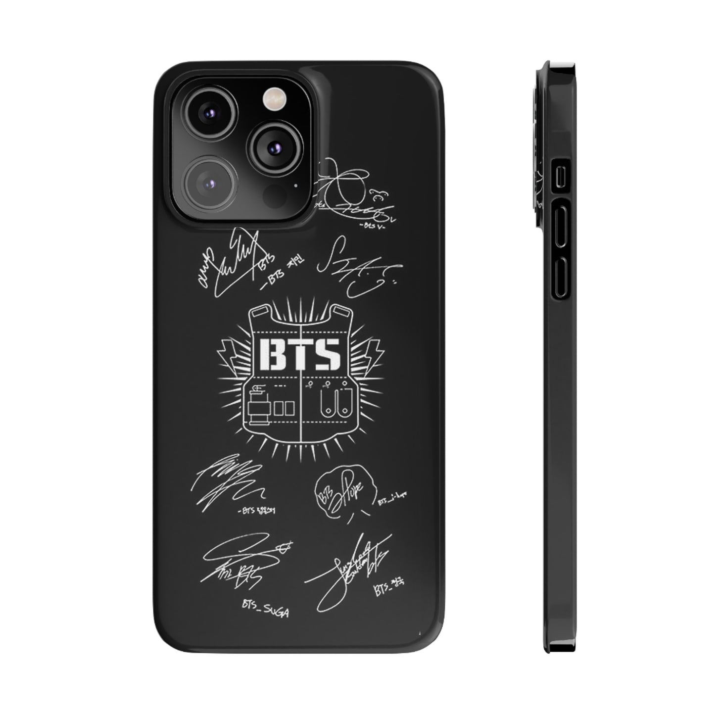 BTS Signature IPhone 15, 14, 13, 12 Cases