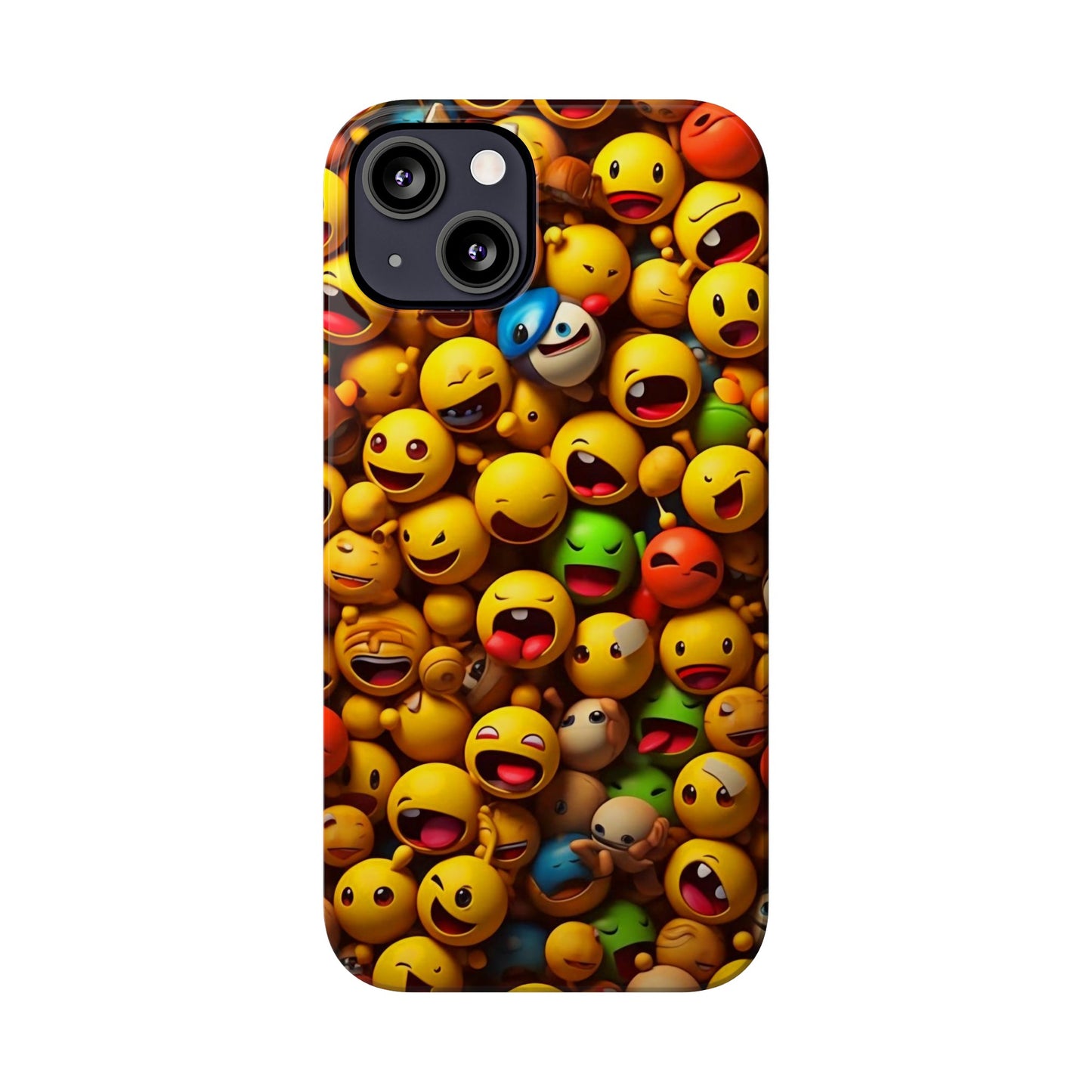Colorful Emoji Iphone 15, 14, 13, 12 Cases