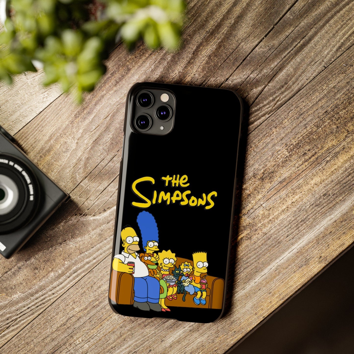 Springfield on Your Phone: The Simpsons iPhone 15, 14, 13, 12, 11 Cases