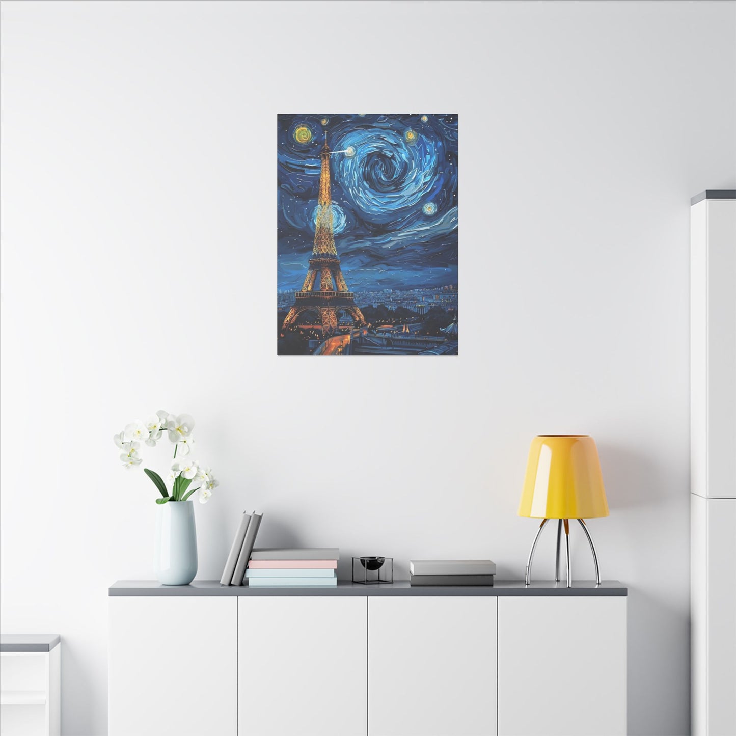Canvas Paris Meets Van Gogh: A Masterpiece for Your Wall