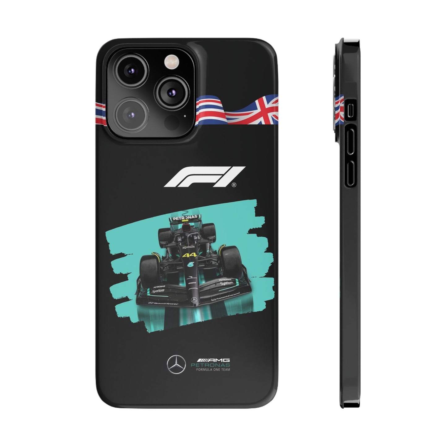 F1 Mercedes Black Edition Iphone Cases