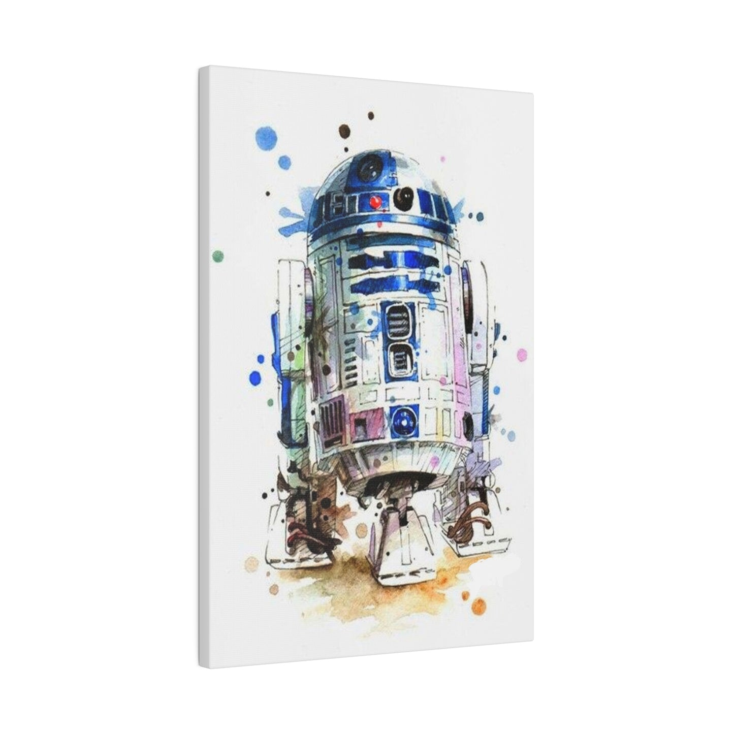 Star Wars R2-D2 Watercolor Art Canvas: Droid Delight