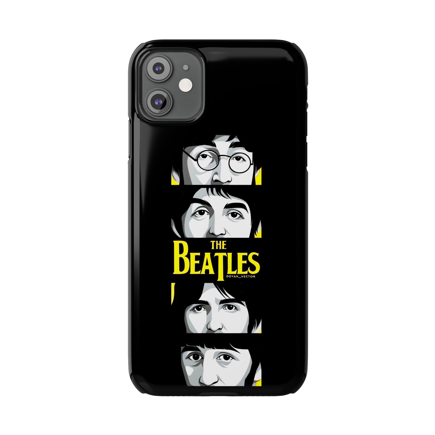 The Beatles Looking at You" iPhone Cases for iPhone 15, 14, 13, 12, 11
