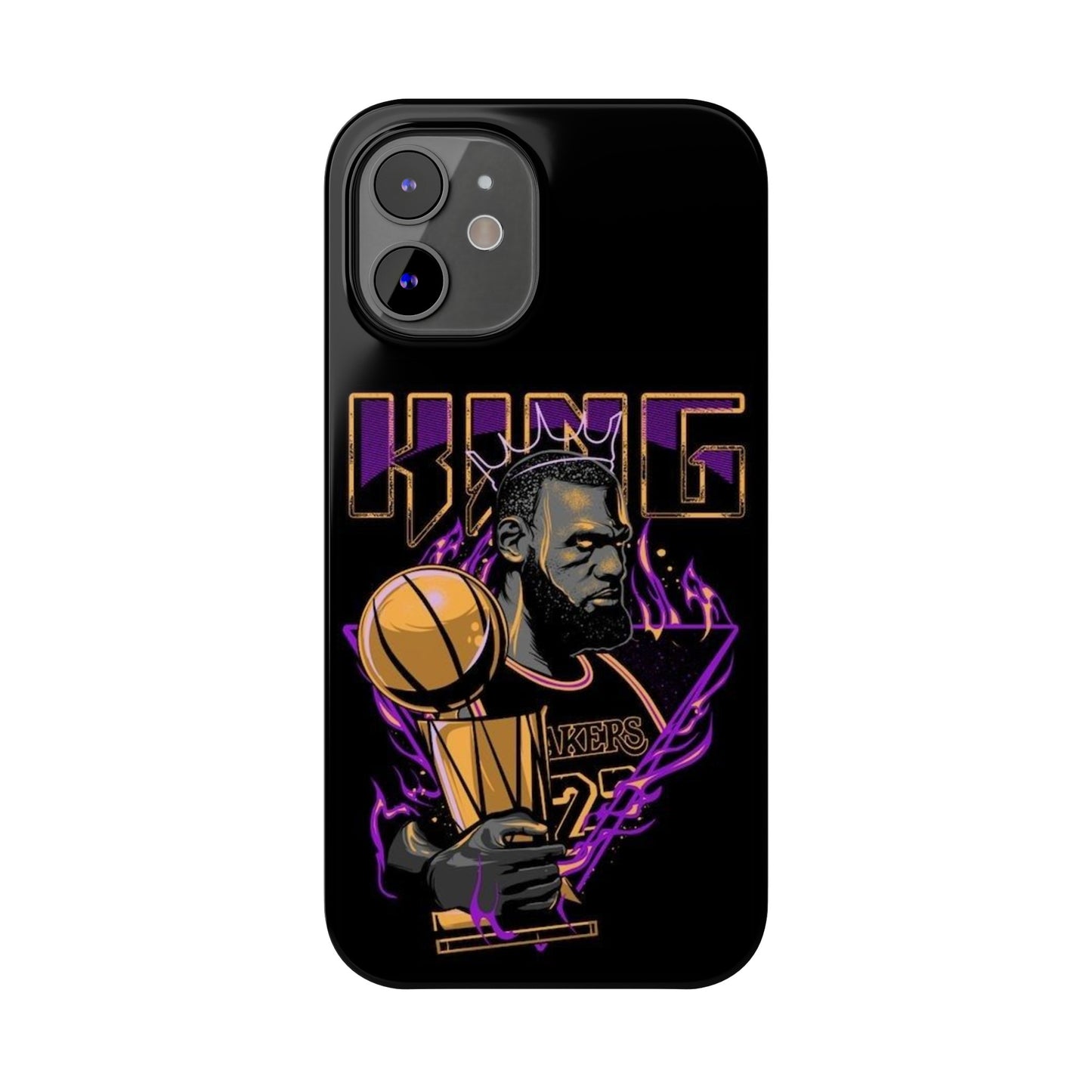 LeBron James is The King Iphone 15, 14, 13, 12, 11 Cases