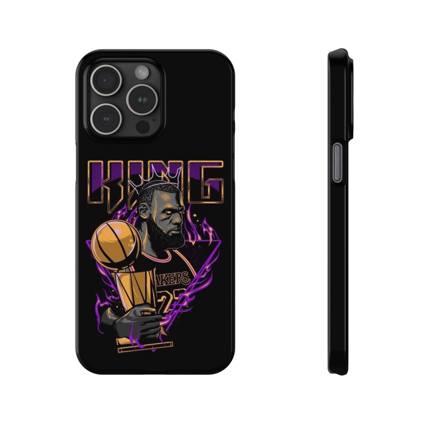 LeBron James is The King Iphone 15, 14, 13, 12, 11 Cases