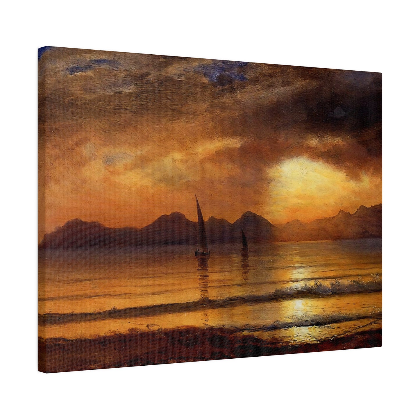 Sailing Into The Sunset - Canvas