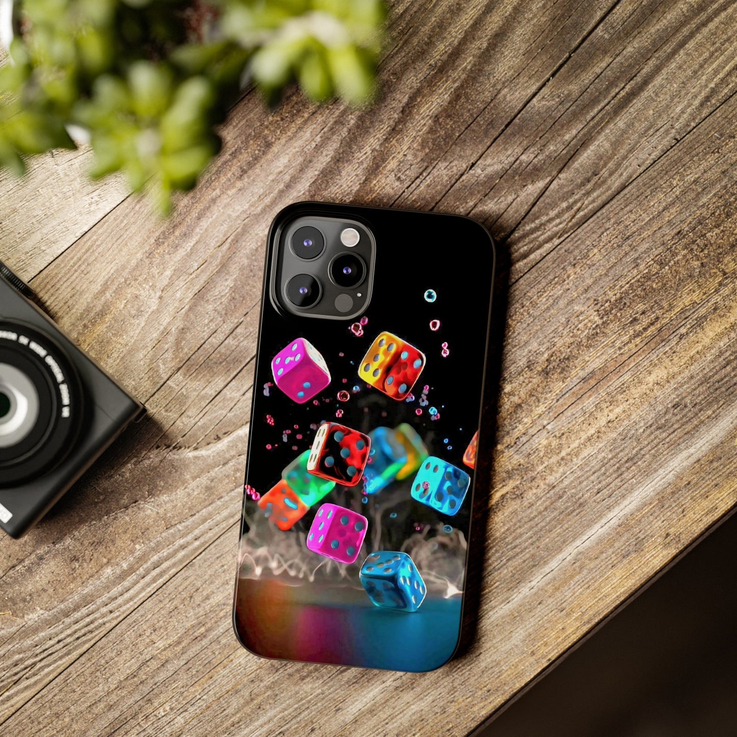 Falling Colorful Cubes, Iphone 15, 14, 13, 12 Cases