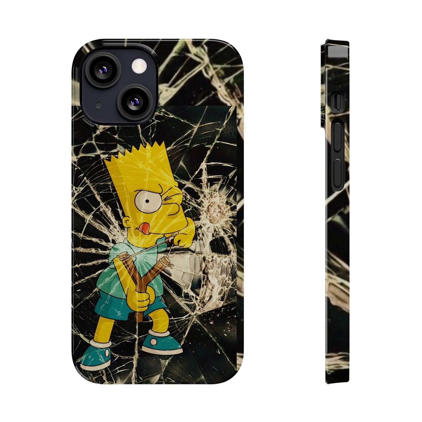 Bart Breaking Glass Iphone 15, 14, 13, 12 Cases