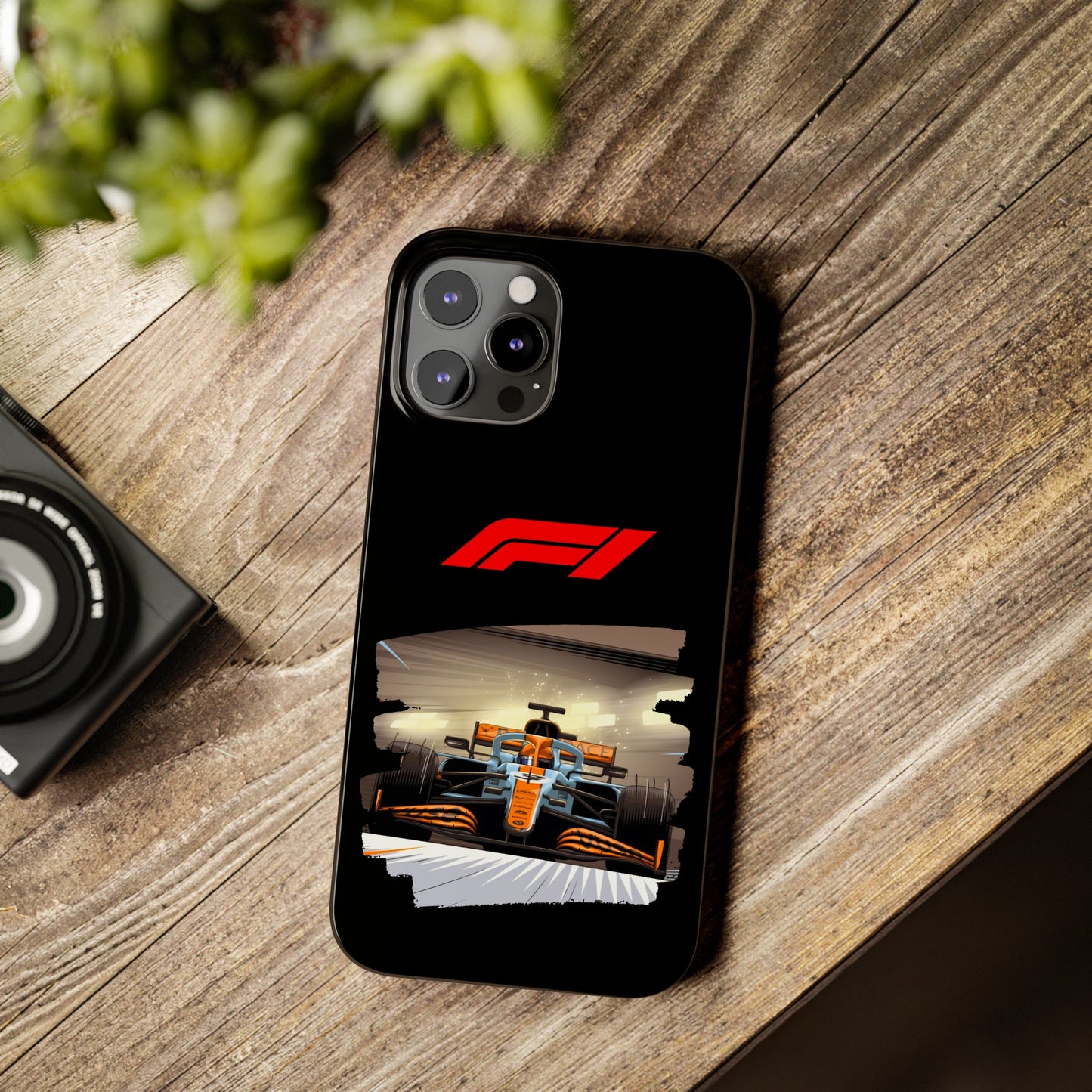 F1 McClaren Orange Car Iphone 15, 14, 13, 12, 11 Cases