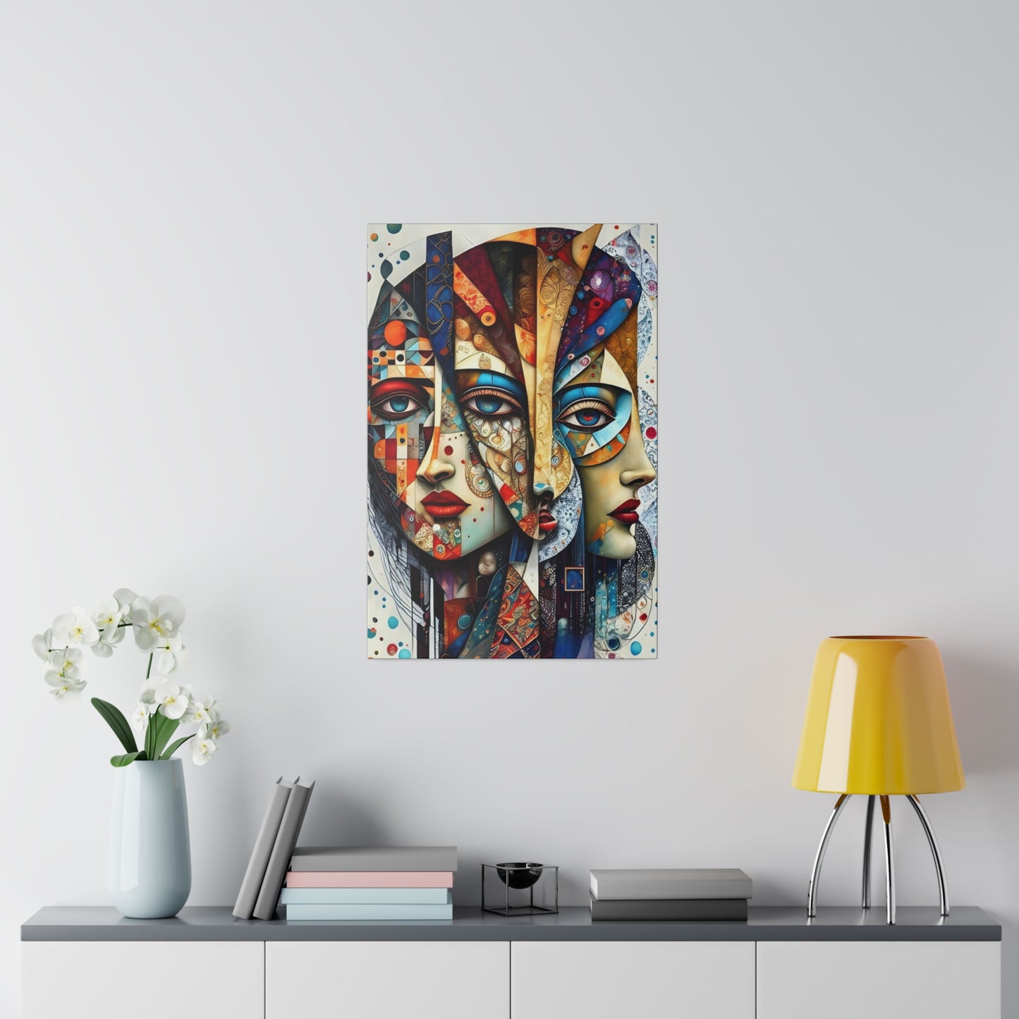 The 3 Faces Canvas Wall Art