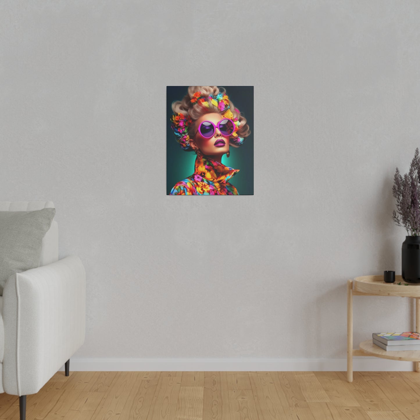 Vibrant Women: Colorful Art Style - Canvas
