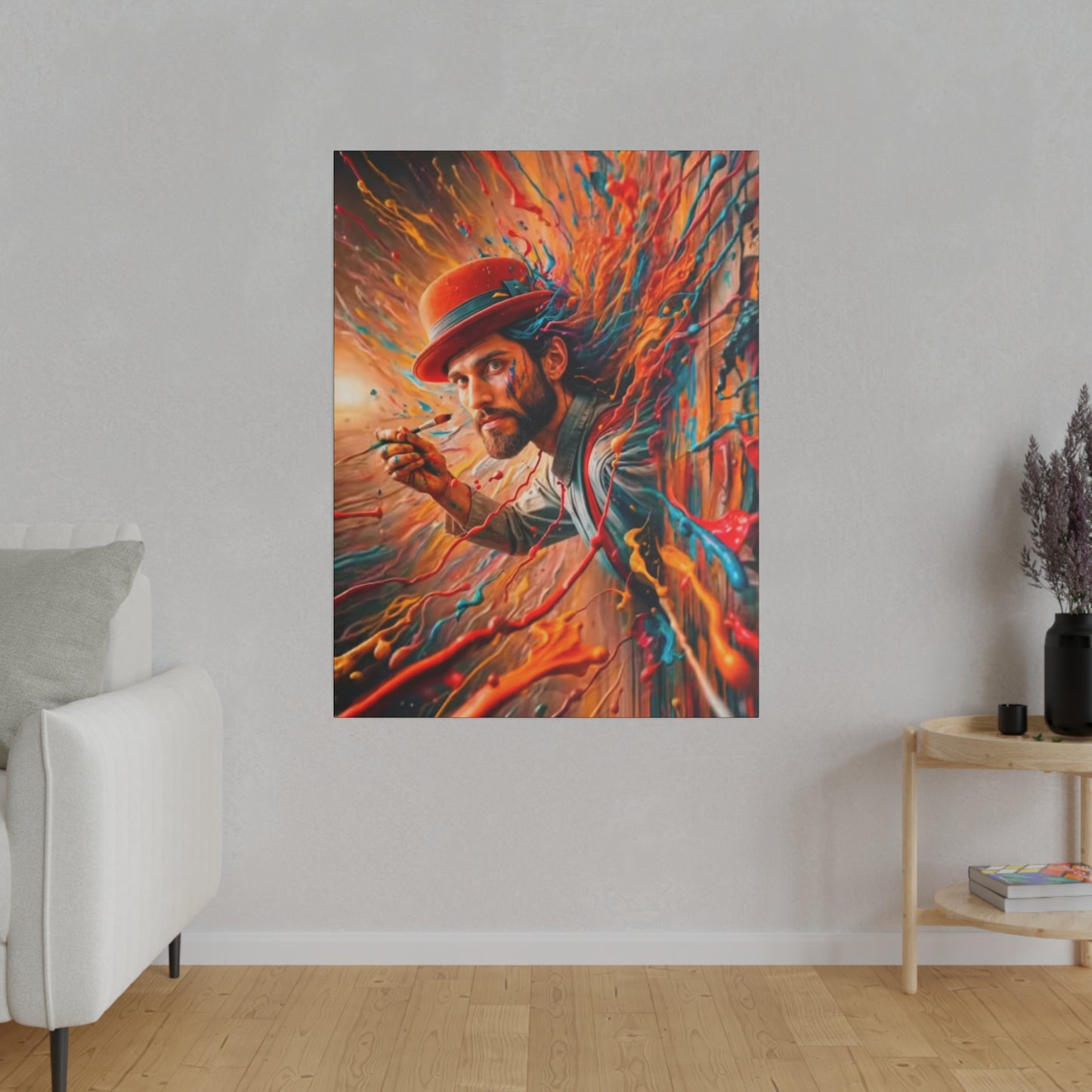 Prisoner Of Your Own Painting - Canvas