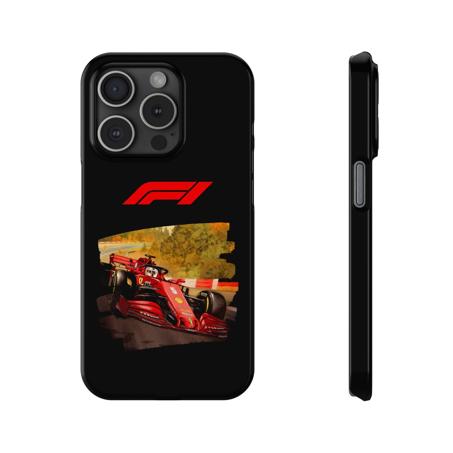 F1 Ferrari's power Iphone 15, 14, 13, 12, 11 Cases