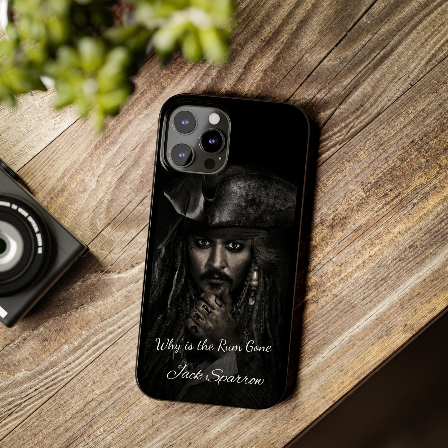 Captain Jack Sparrow: Where's the Rum? iPhone 15, 14, 13, 12 Cases