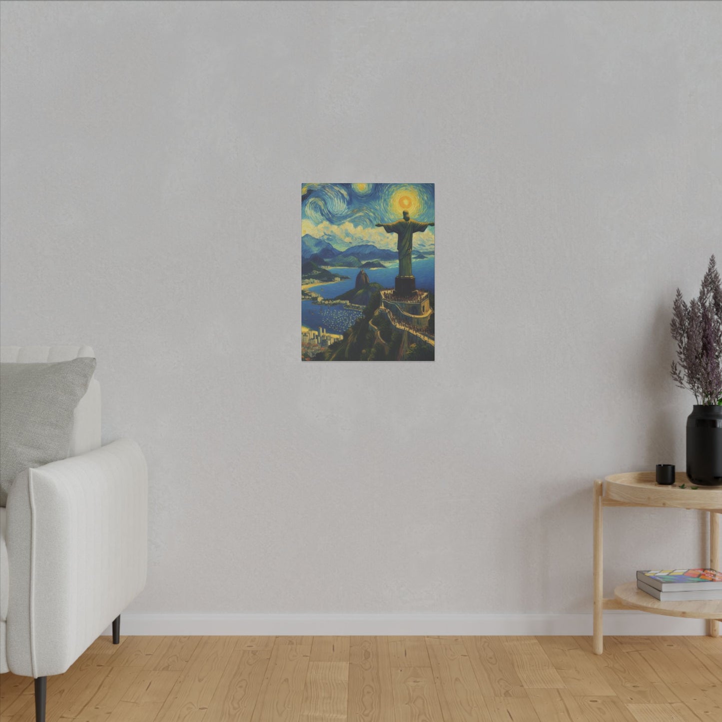 Canvas Rio de Janeiro meets Van Gogh Style