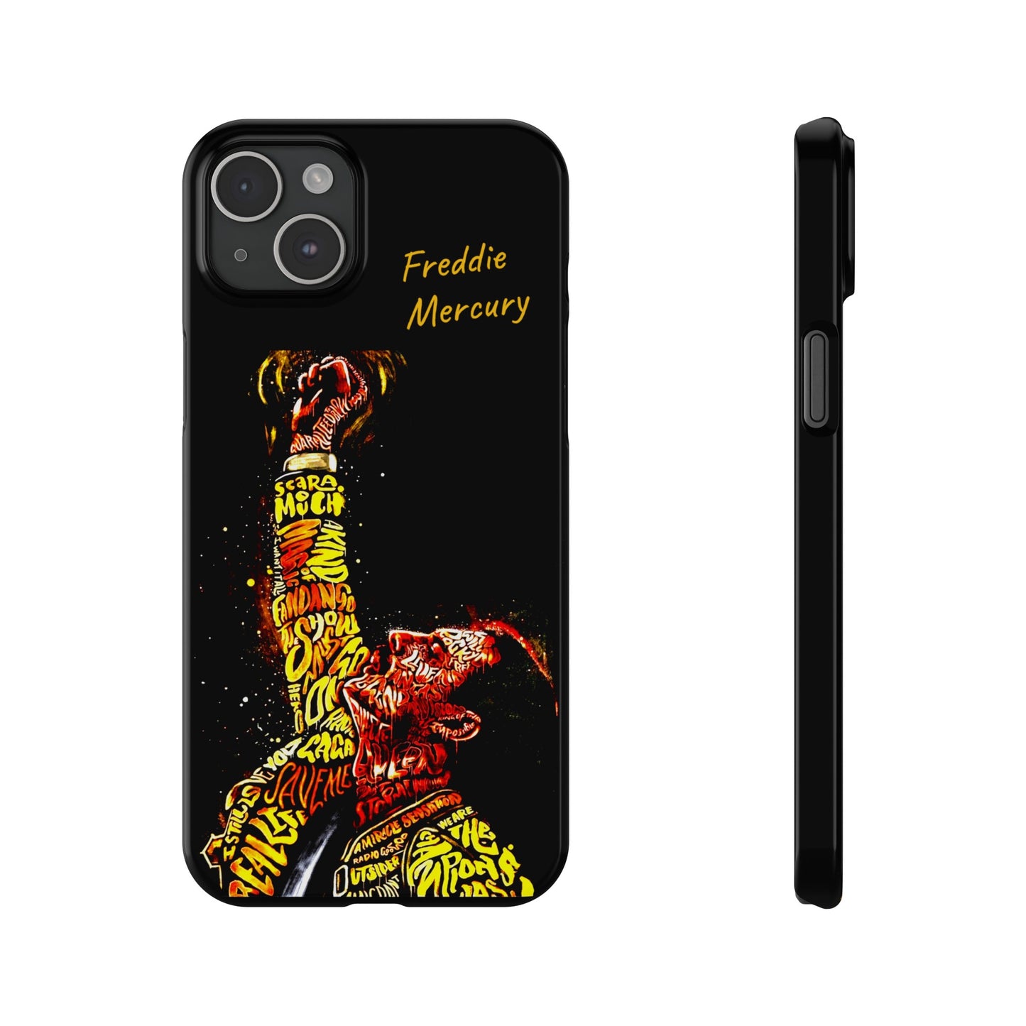Freddie Mercury Songs IPhone 15, 14, 13, 12, 11 Cases