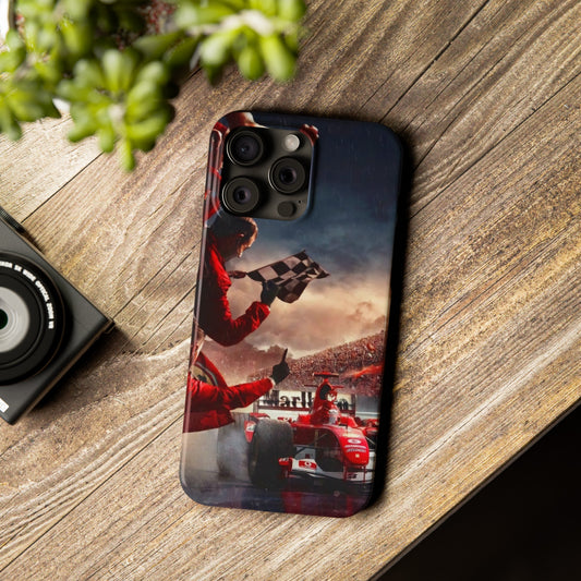 Ferrari Michael Schumacher Victory iPhone Cases: Celebrate the Legend