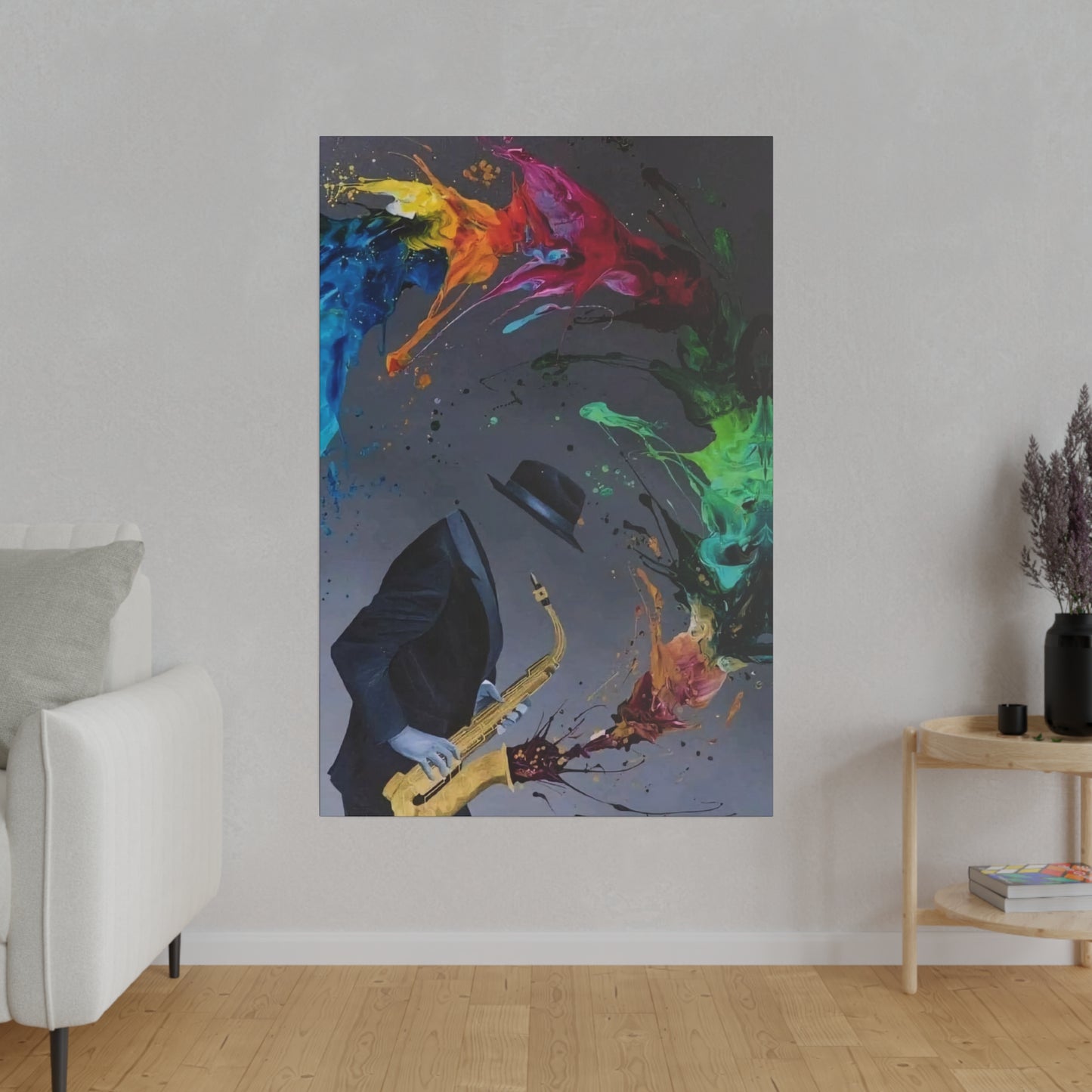 Saxophonist Symphony: Music-Inspired - Canvas