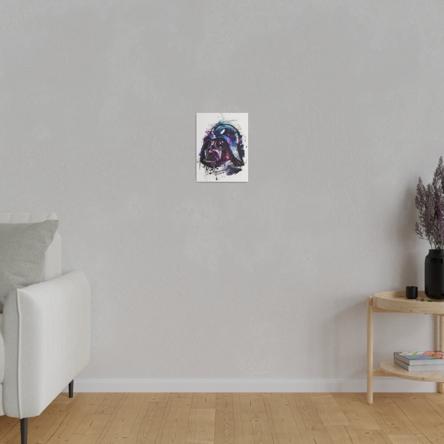 Star Wars Darth Vader Watercolor Canvas: Dark Side Art