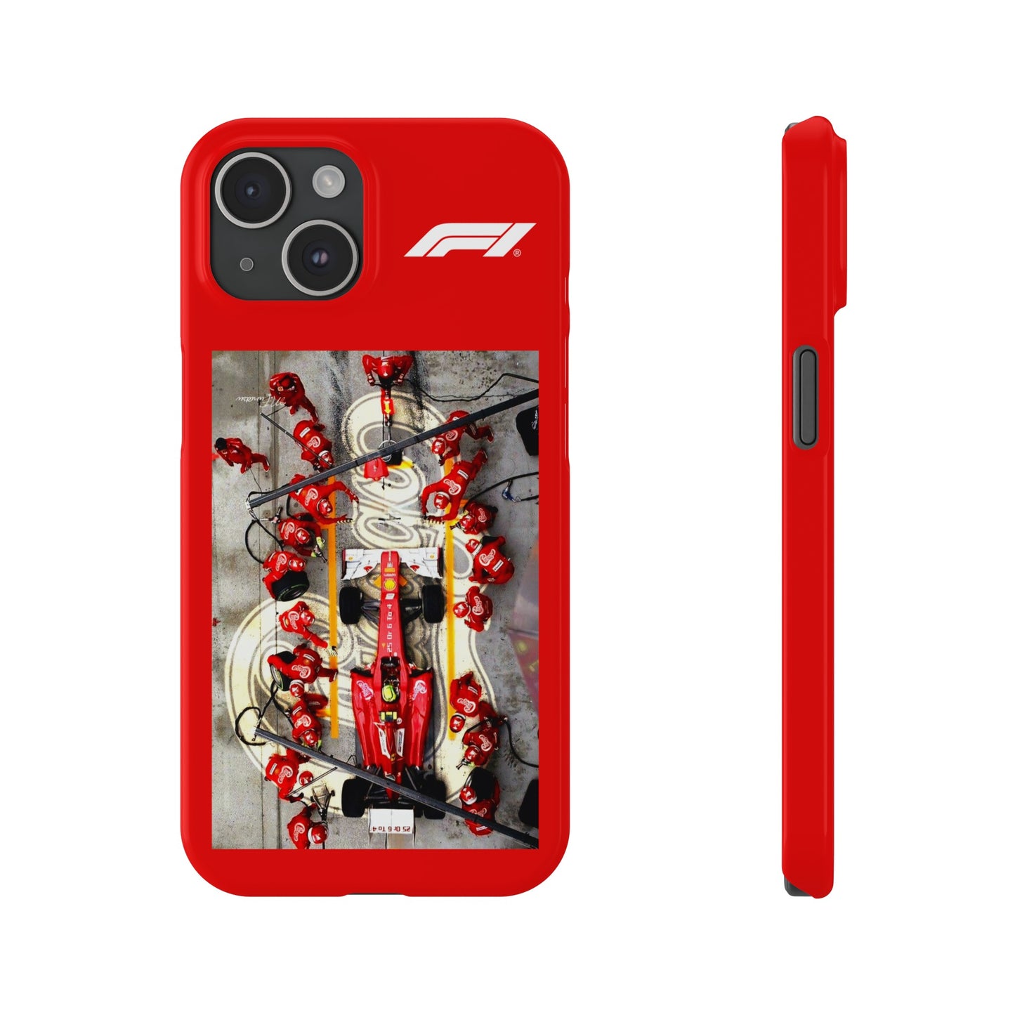 F1 Ferrari Pitstop Iphone Cases