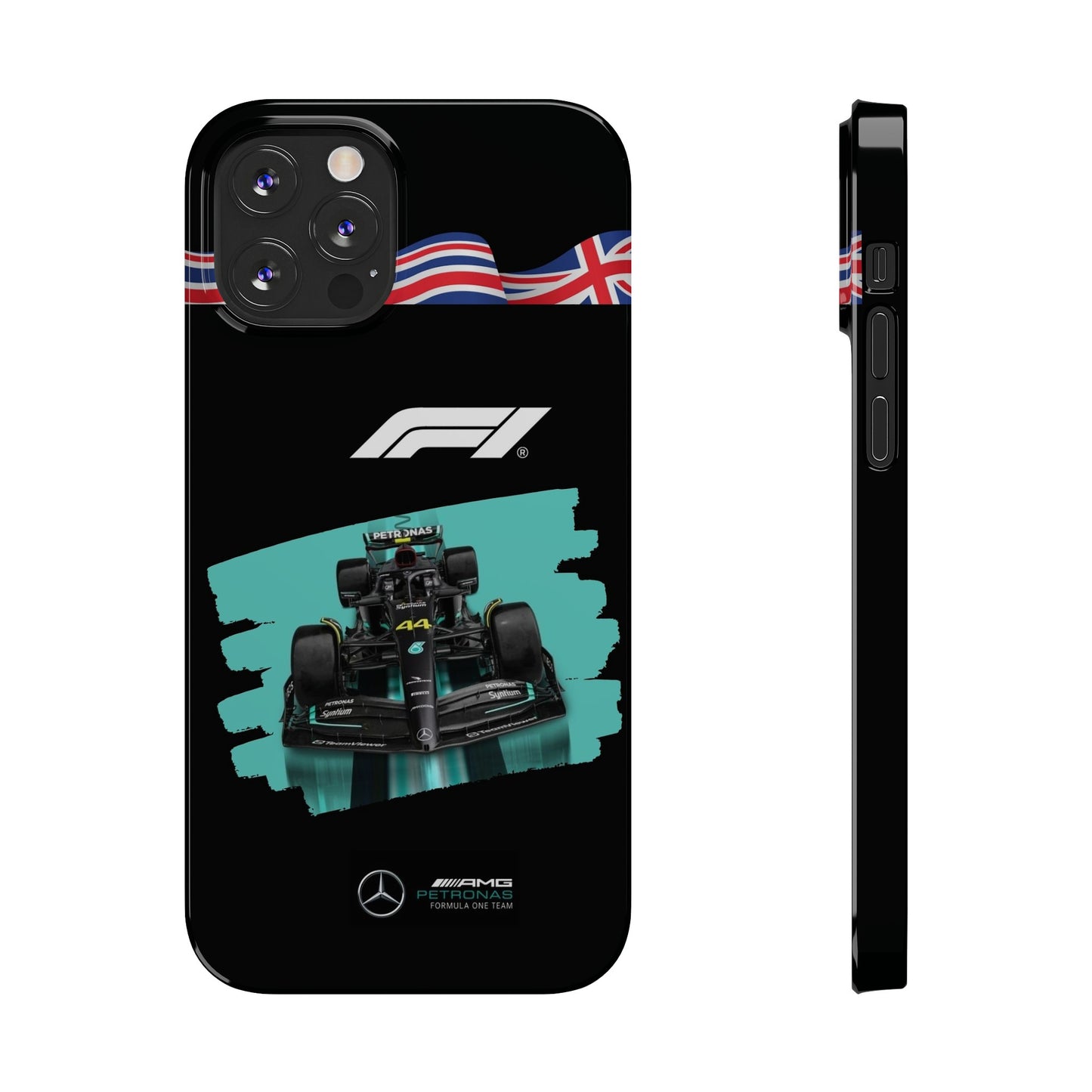 F1 Mercedes Black Edition Iphone Cases