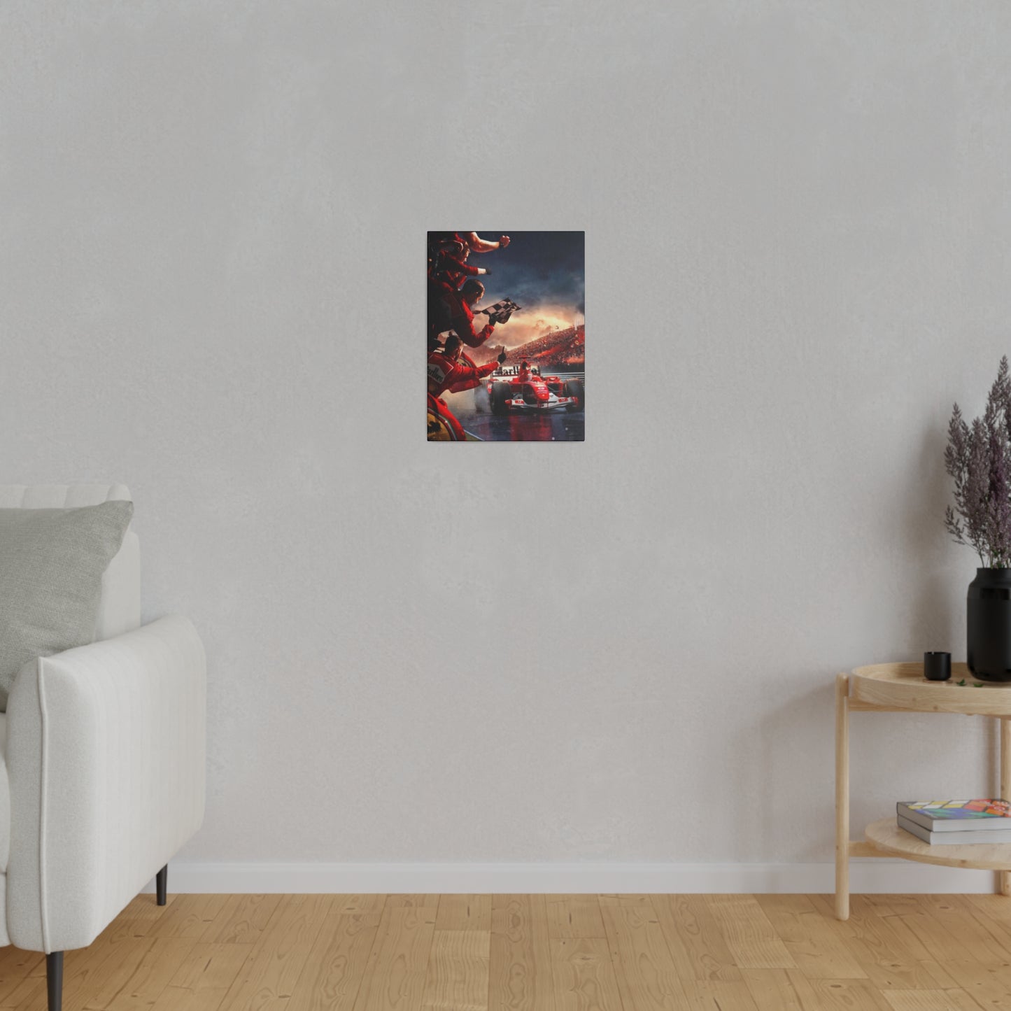 Ferrari Michael Schumacher Victory Canvas: Celebrate the Legend