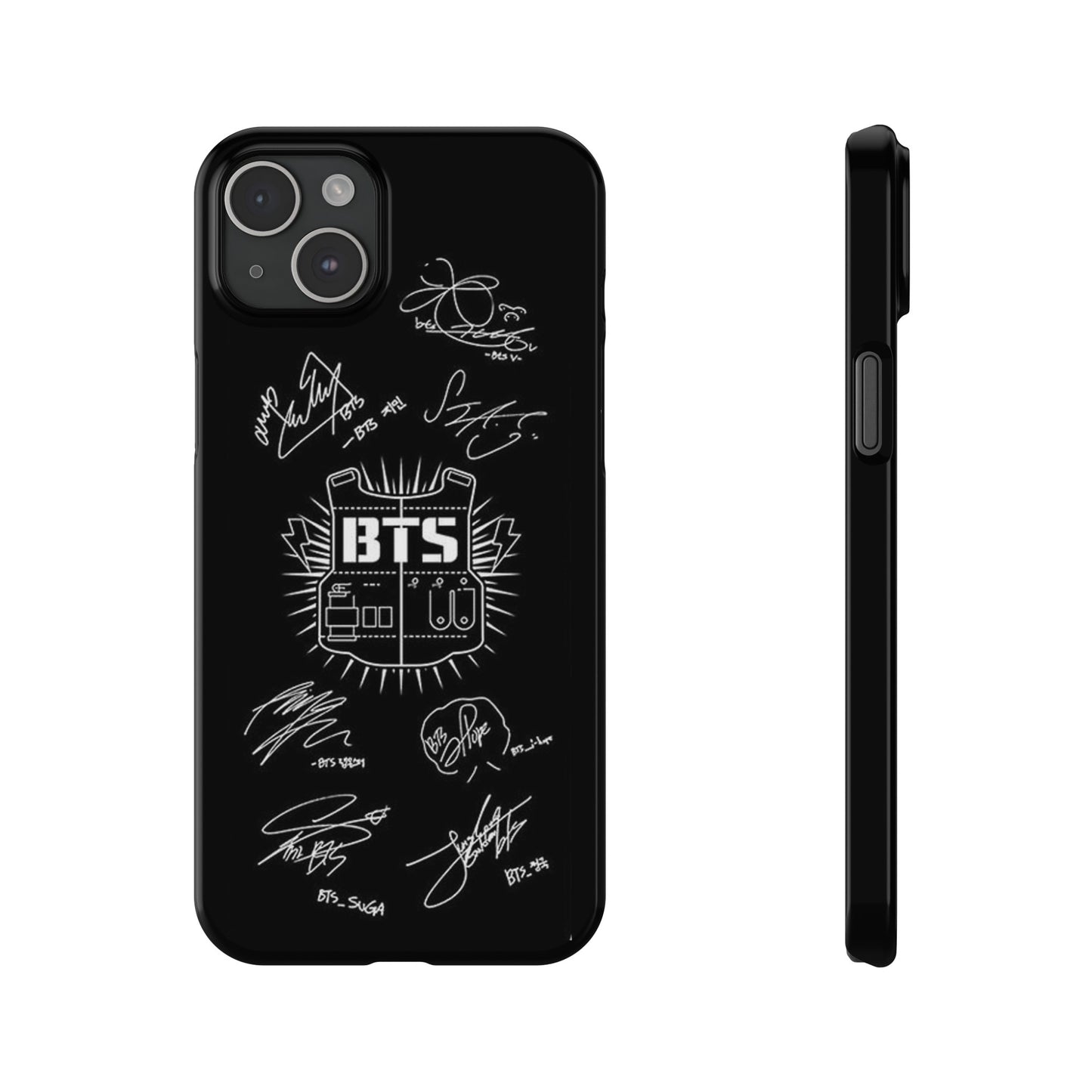 BTS Signature IPhone 15, 14, 13, 12 Cases