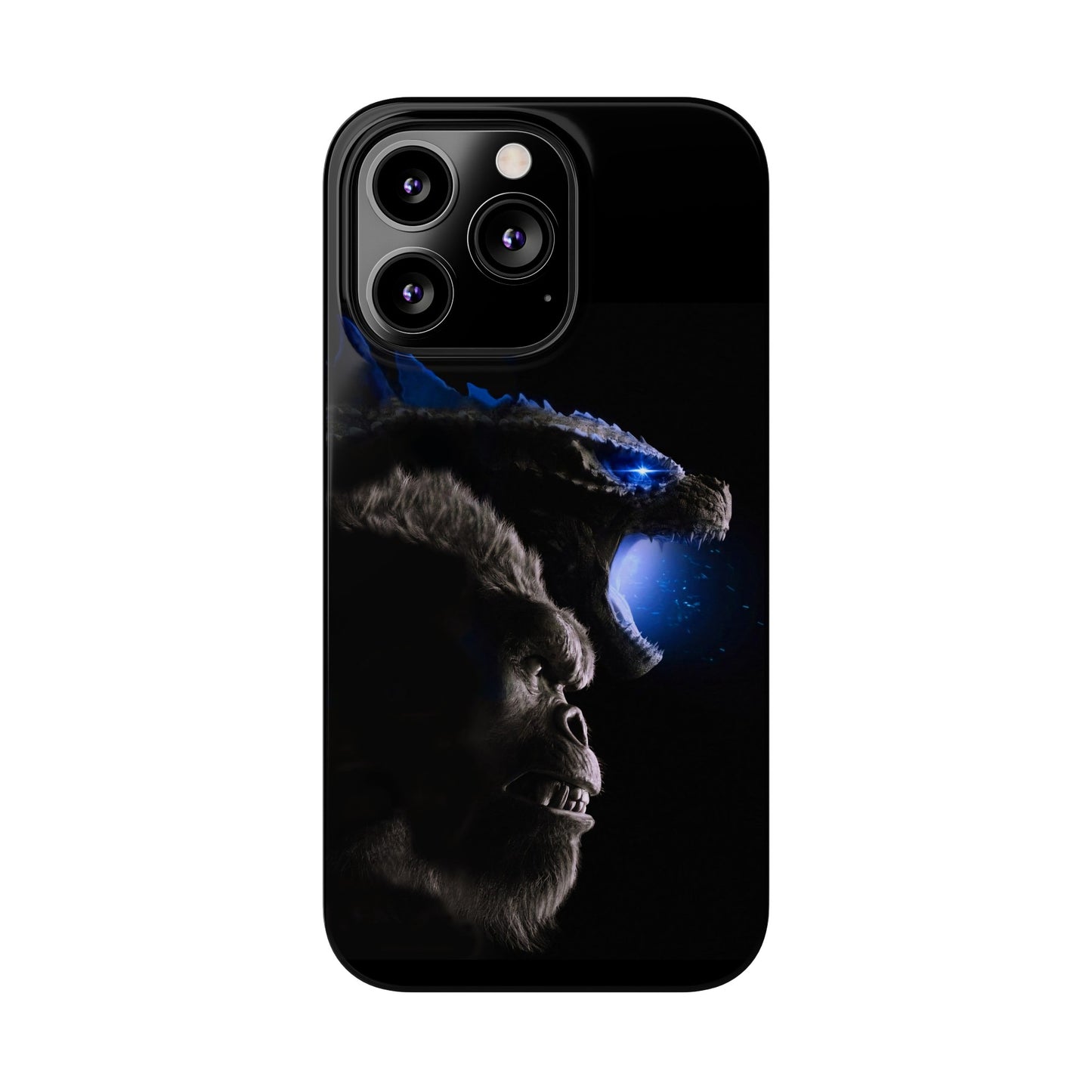 Godzilla x Kong New Age iPhone Cases: Unleash the Titans (Blue Edition)