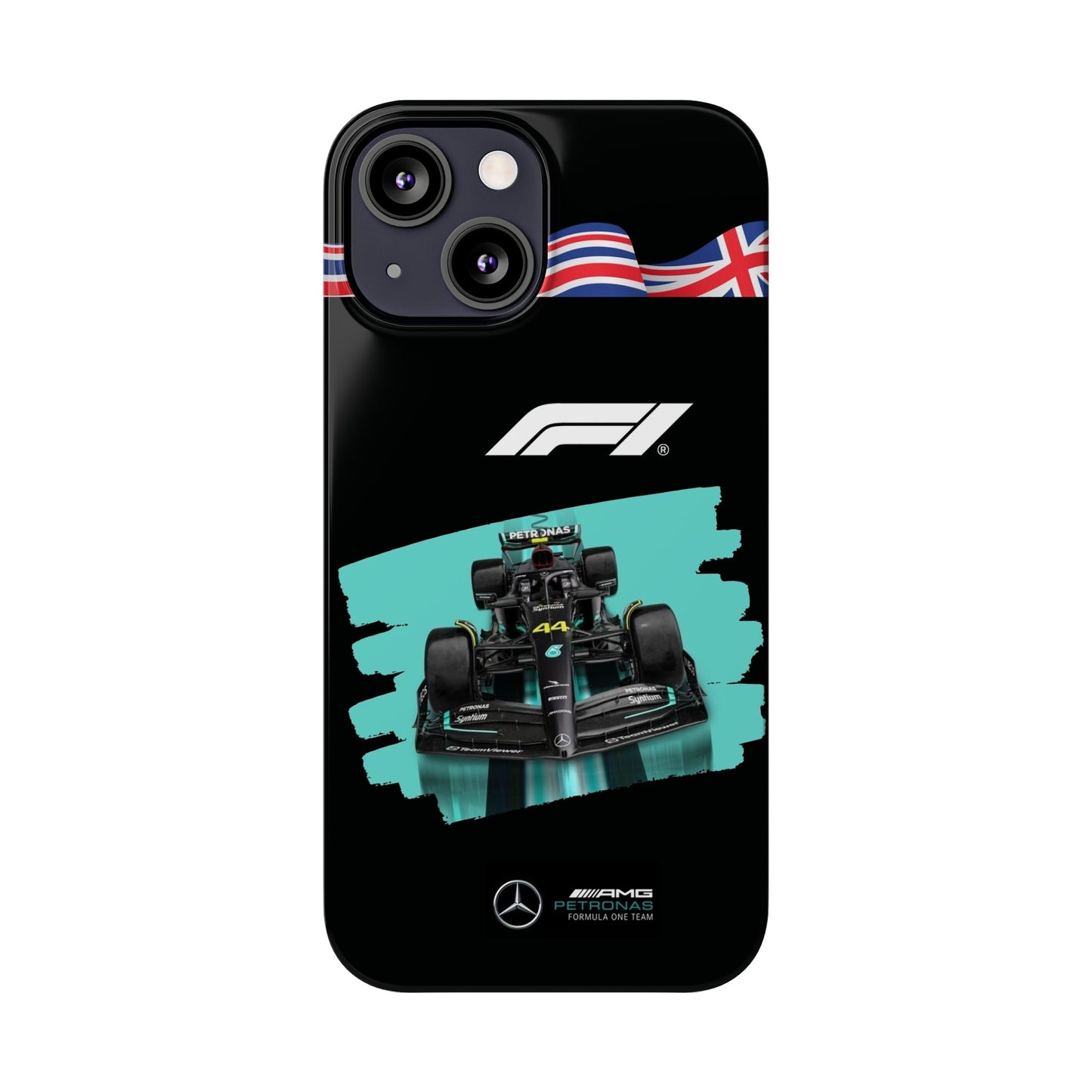 F1 Mercedes Black Edition Iphone Cases