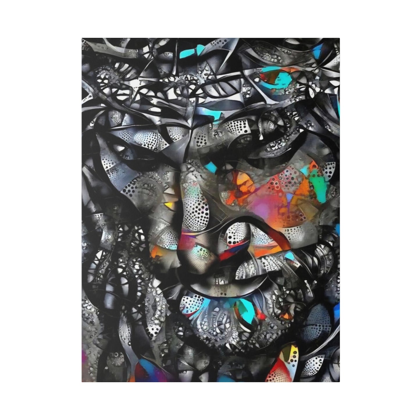 Jesus with Thorn Crown: Sacred Wall Art - Canvas