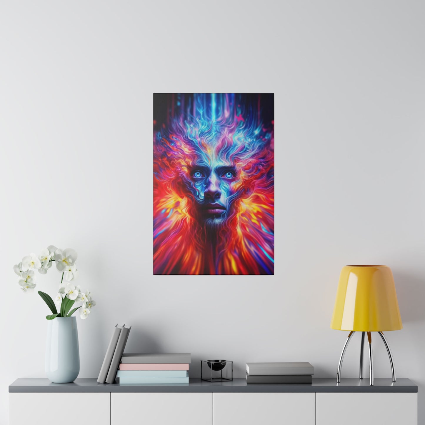The Blue Man's Spectrum - Canvas